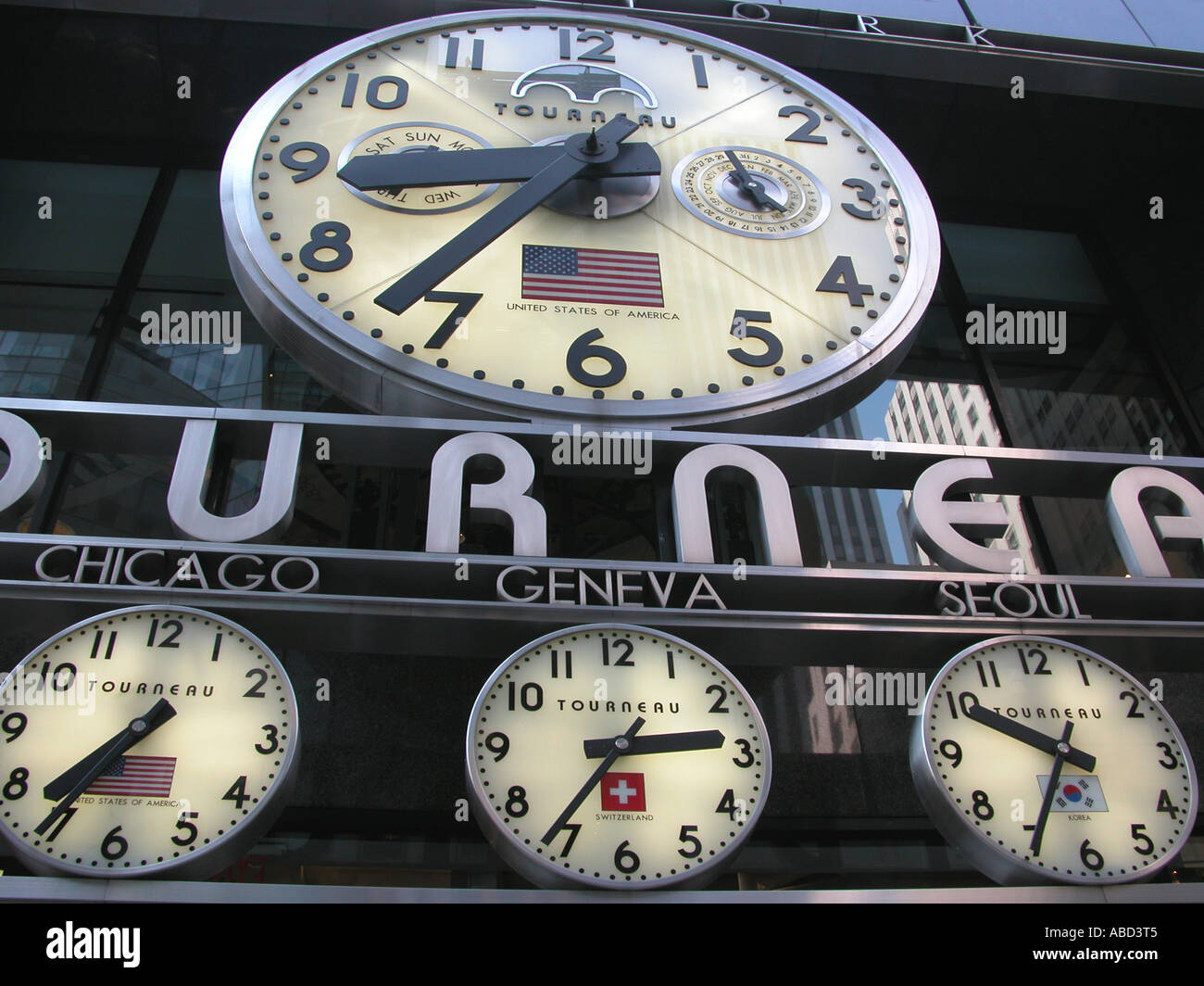 world time clock Stock Photo Alamy