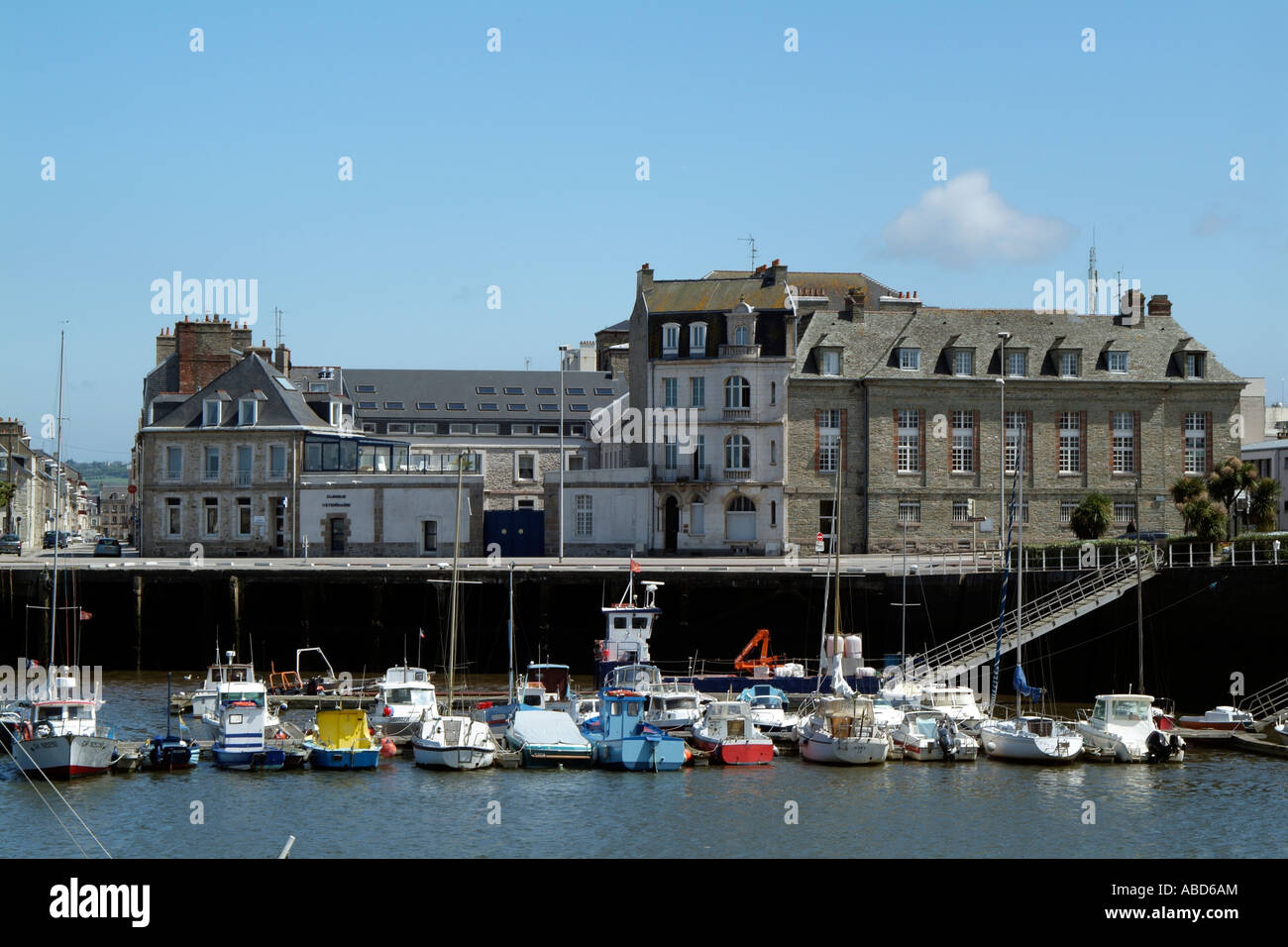 Cherbourg Normandy France Harbour Stock Photo Alamy