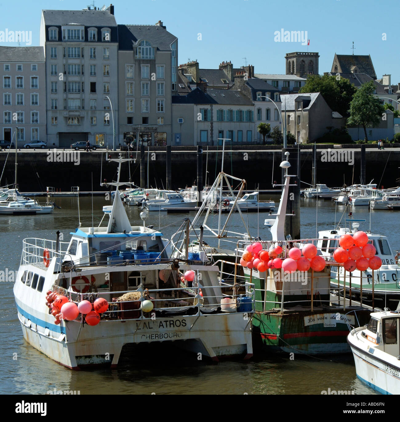 Cherbourg Normandy France Harbour Stock Photo Alamy