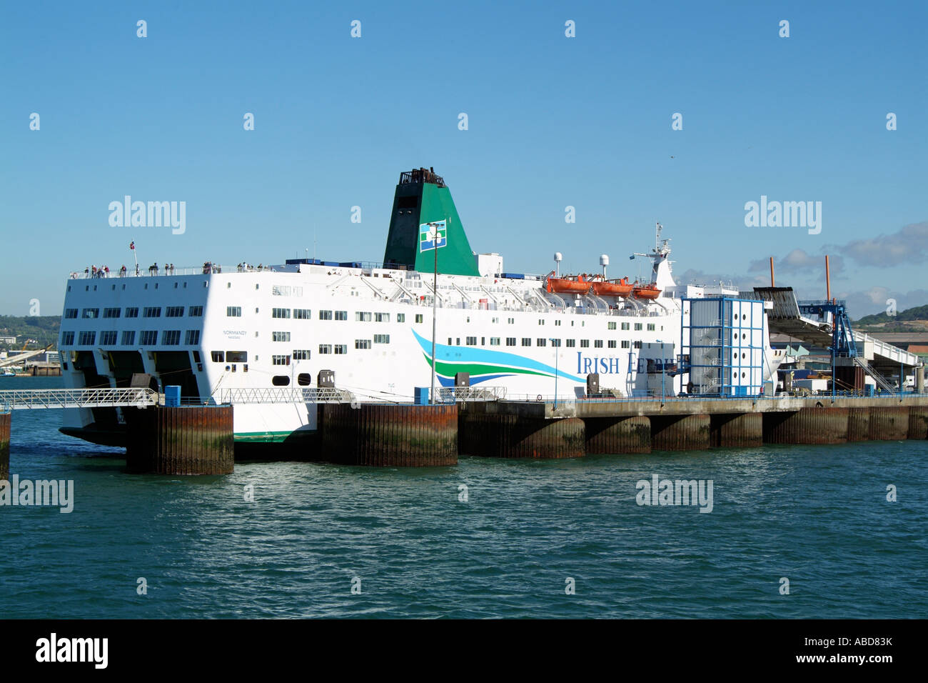 Port of Cherbourg France RoRo ferry Normandy of Irish Ferries fleet