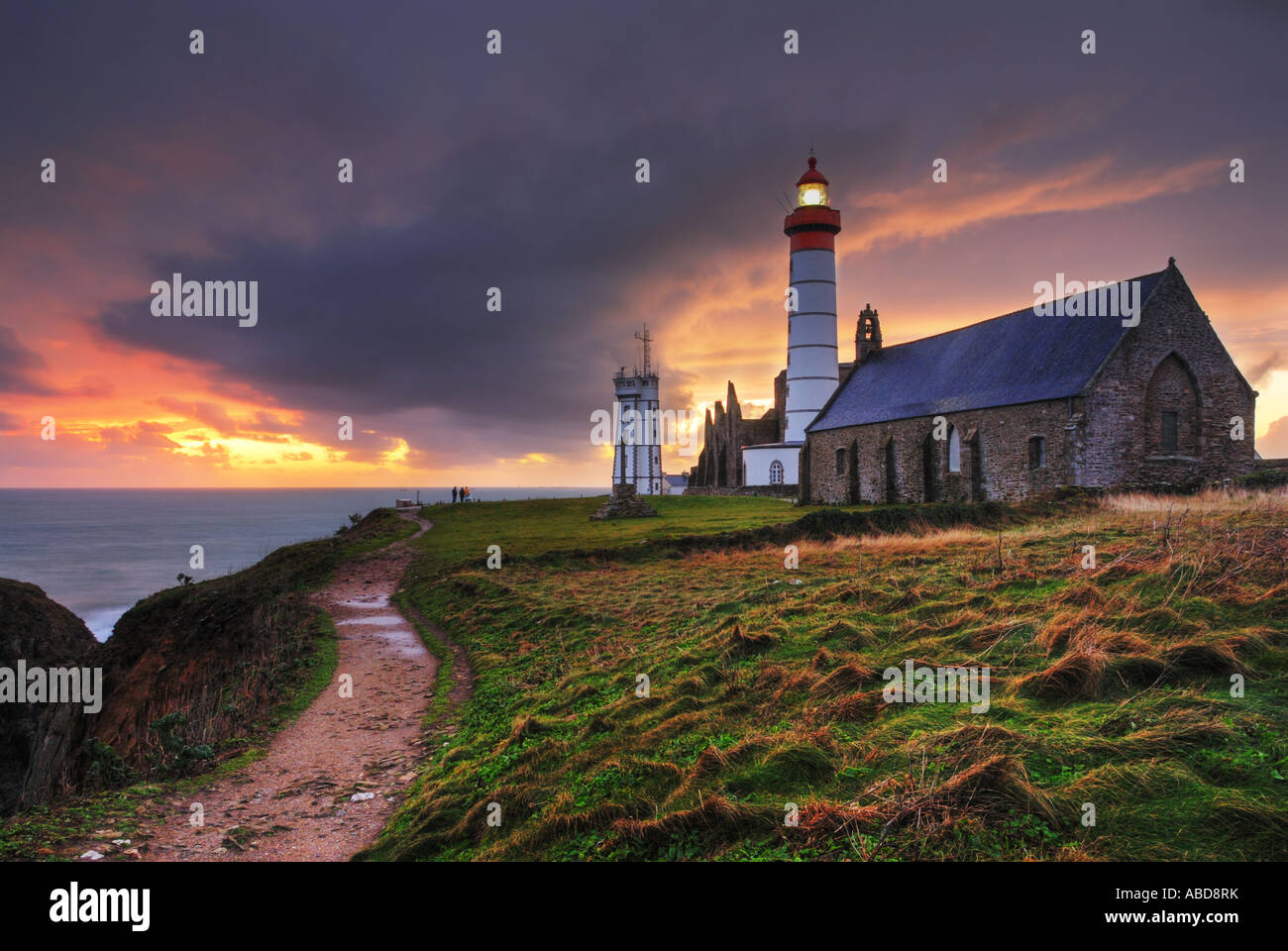 Sunset On the Lighthouse of the End of The World IV, Pointe Saint ...