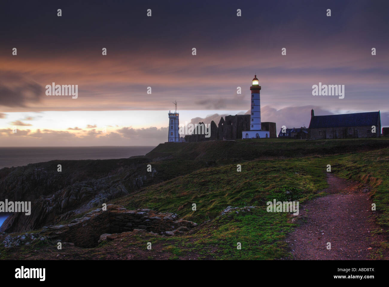 Pointe st mathieu lighthouse hi-res stock photography and images - Alamy
