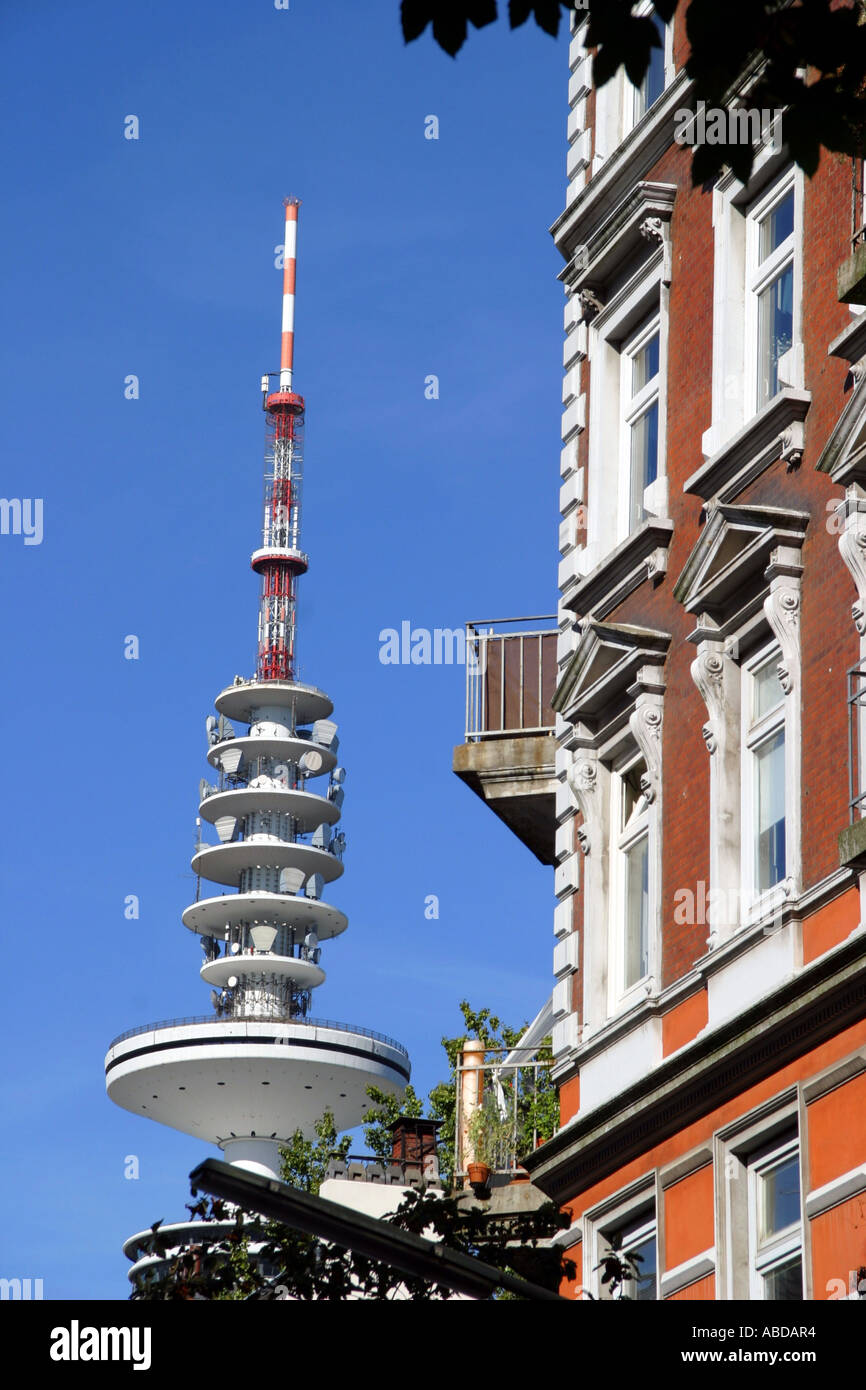 Hamburg Tv Tower Stock Photo Alamy