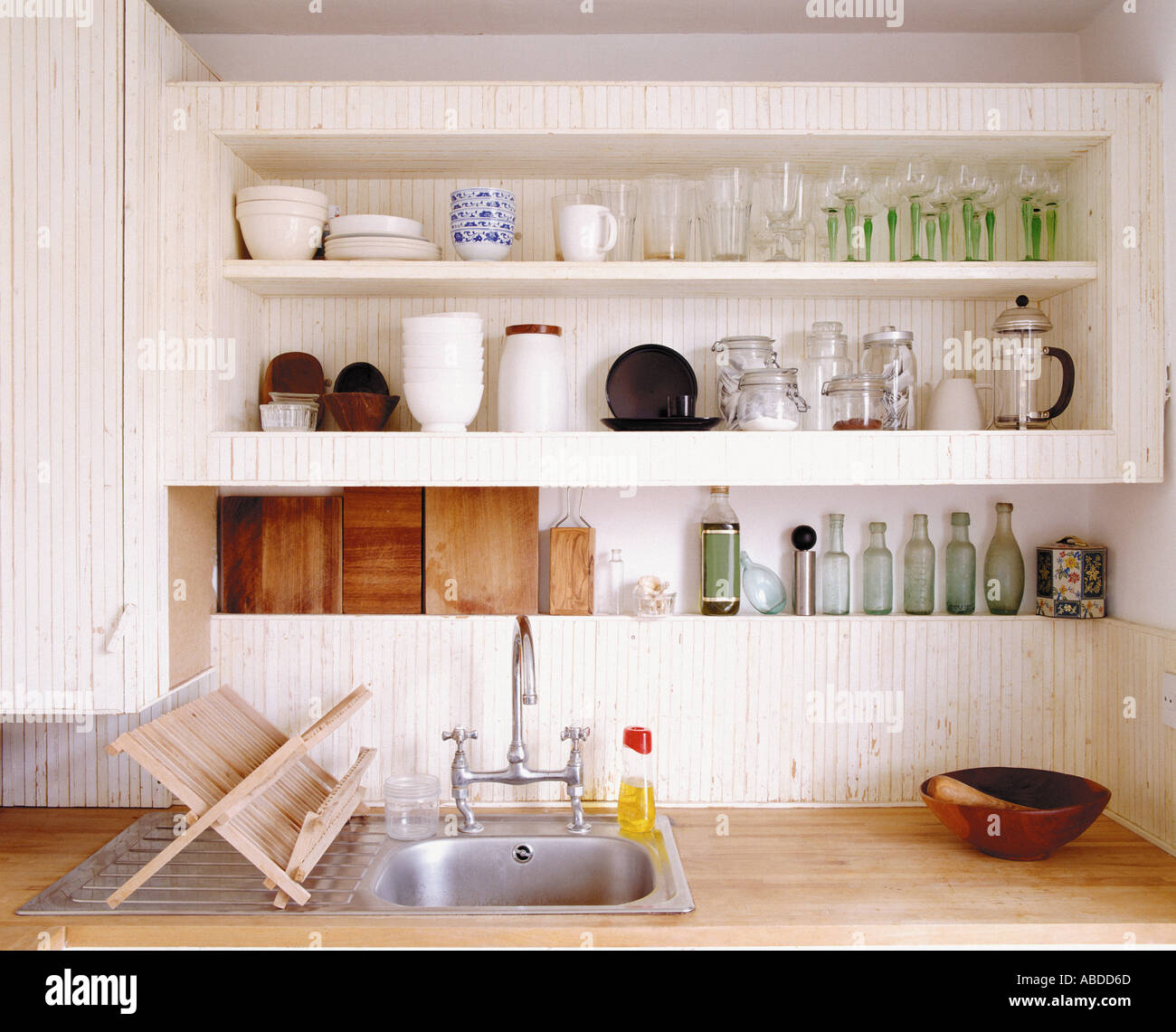 A modern kitchen Stock Photo