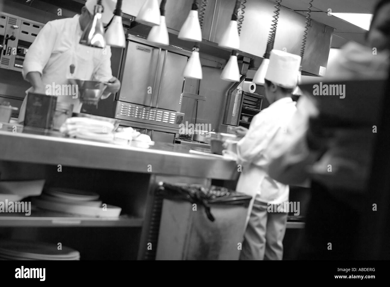 a working kitchen in chicago Stock Photo Alamy