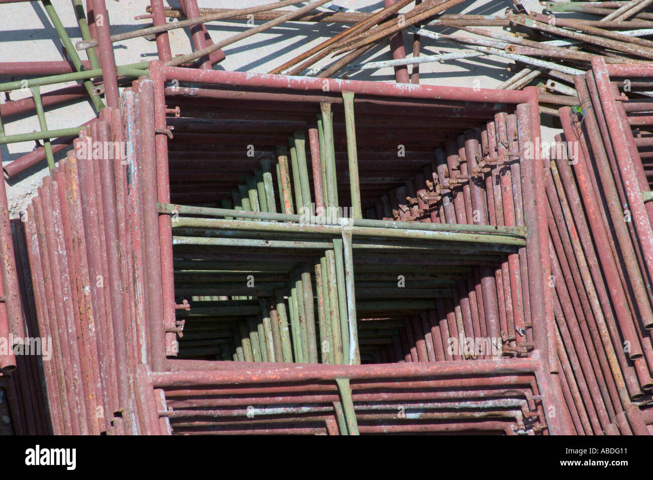 steel frames used for building construction Stock Photo Alamy