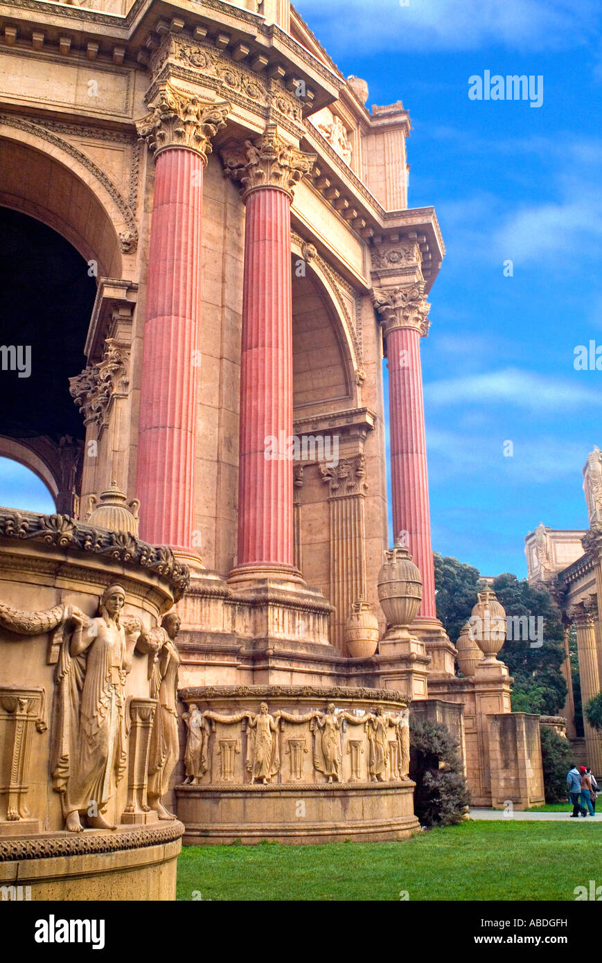 Palace of fine arts building in San Francisco Stock Photo