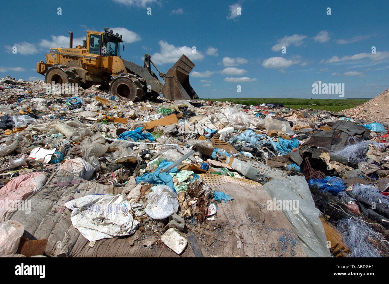 On a dumping ground Stock Photo Alamy