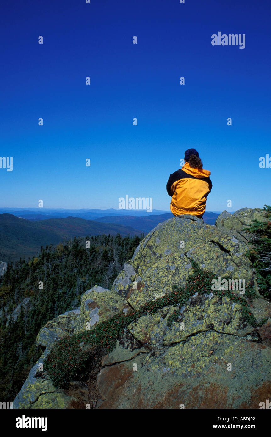 Hiking Mt ster Looking towards Crawford Notch Appalachian Trail
