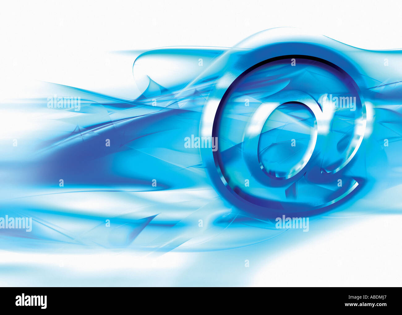 symbol with a blue wave around Stock Photo Alamy