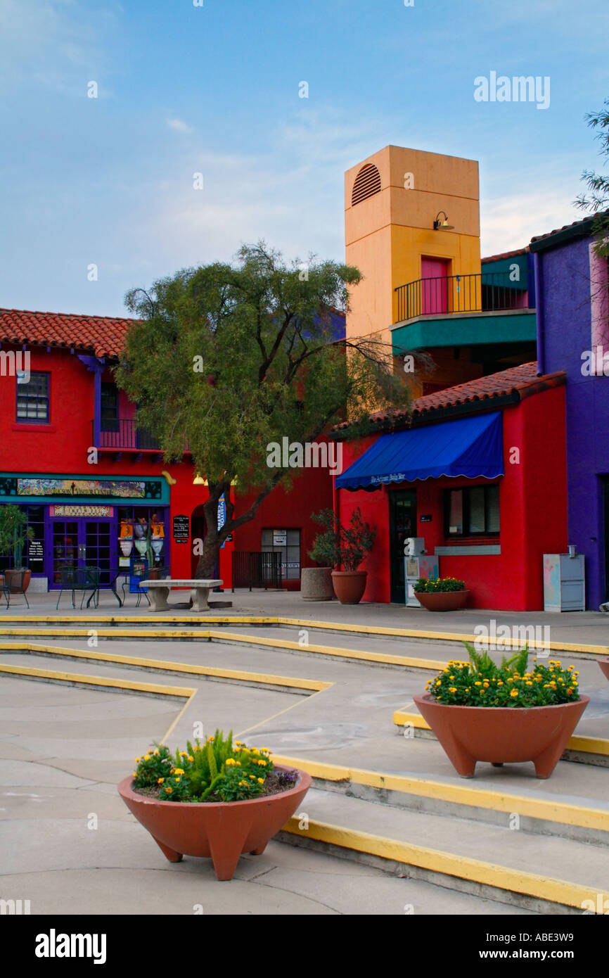La Placita Village Tucson Arizona Stock Photo - Alamy