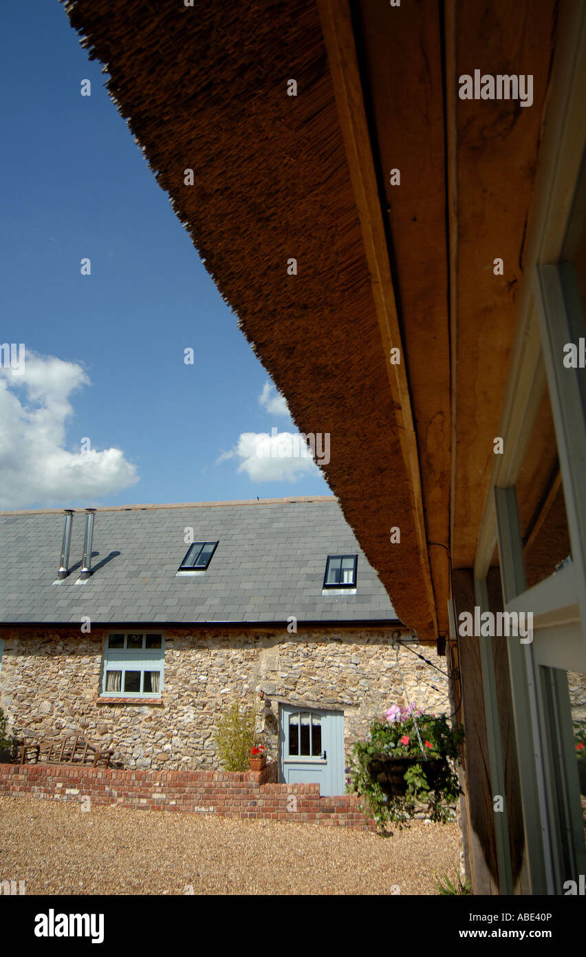 A newly converted barn in South Devon, UK Stock Photo Alamy