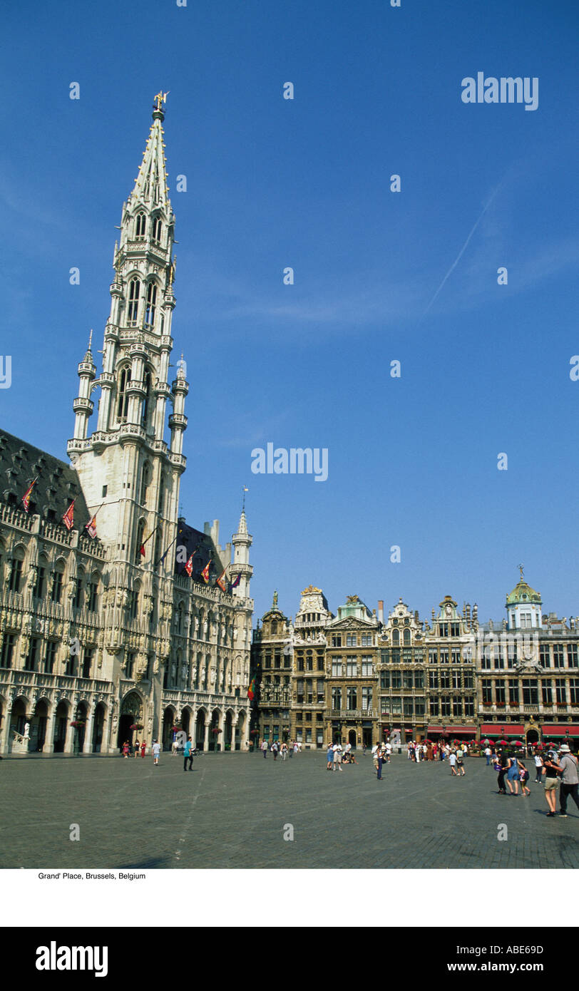 Grand' Place, Brussels, Belgium Stock Photo - Alamy