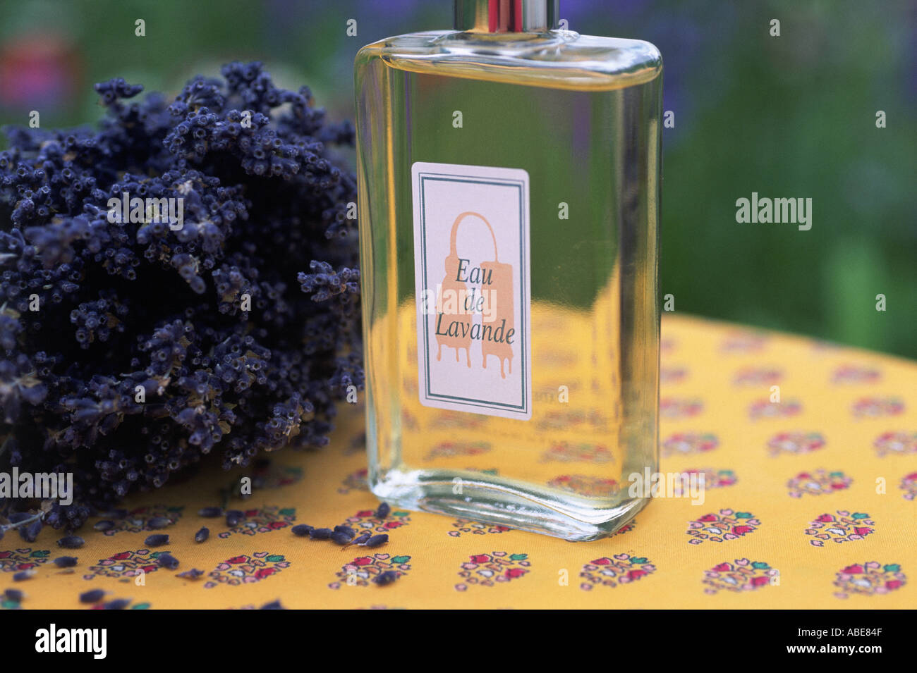 Eau de Lavande Stock Photo
