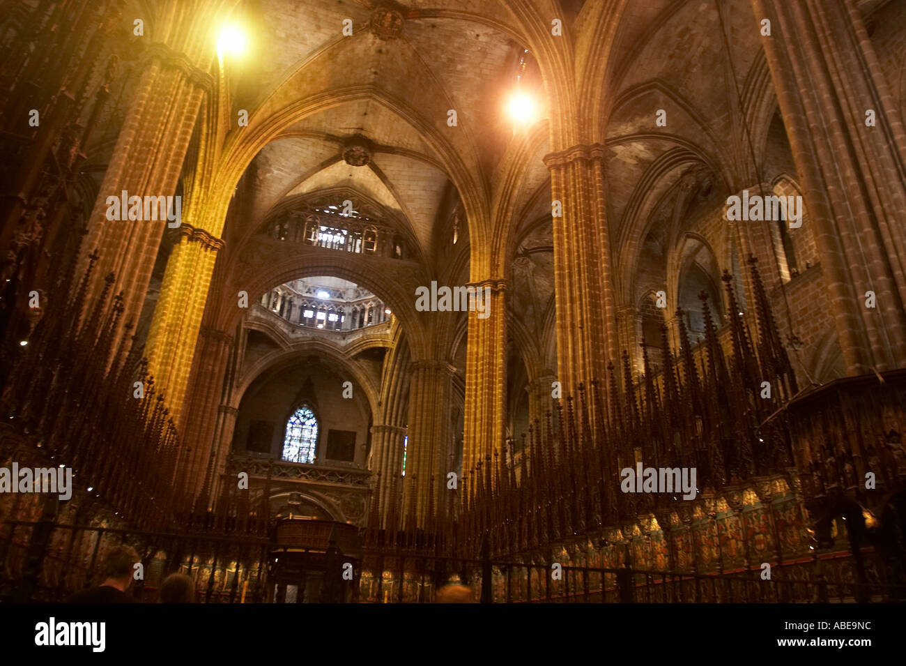 The interior of the Basilica de Santa Maria del Mar Stock Photo - Alamy