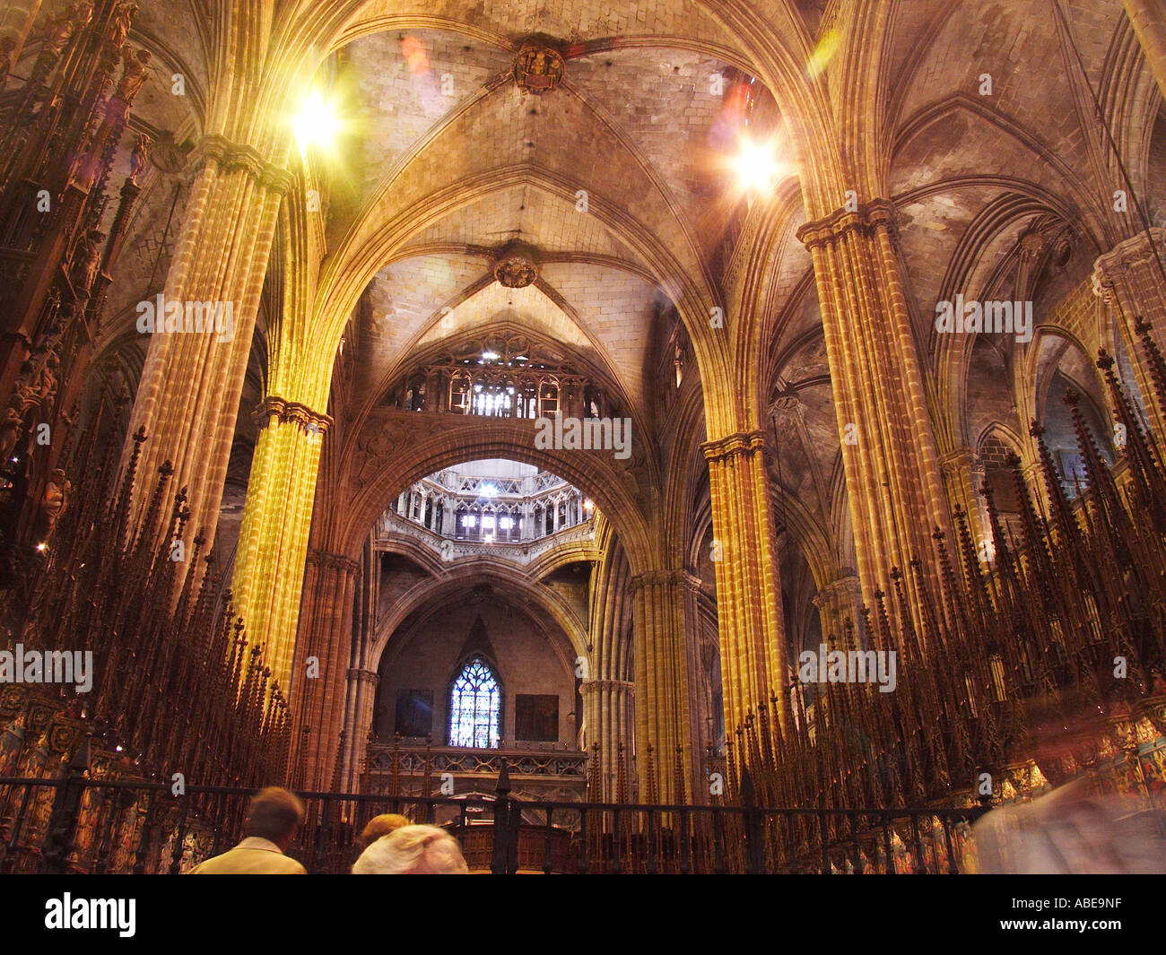 The interior of the Basilica de Santa Maria del Mar Stock Photo - Alamy