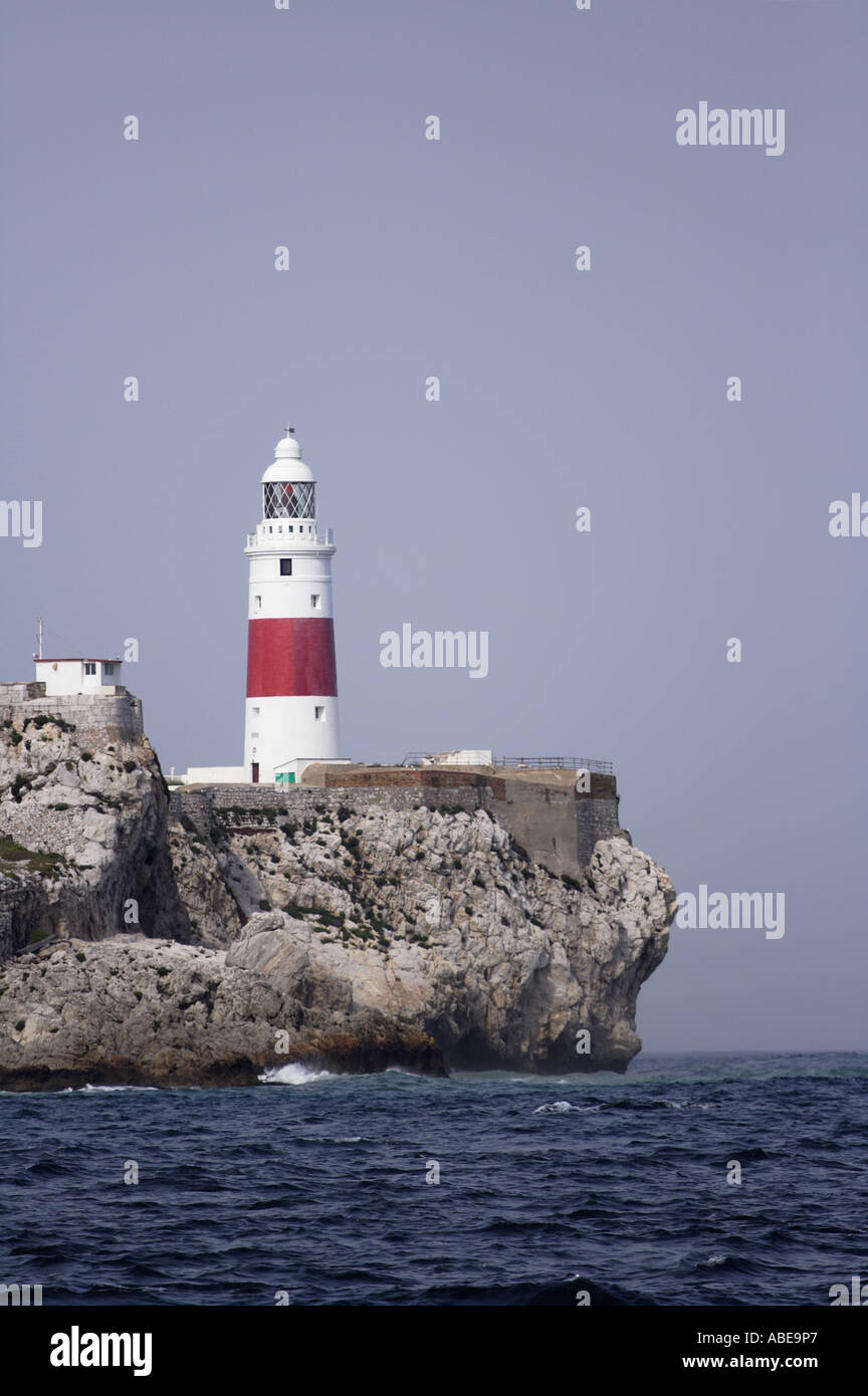Europa Point lighthouse, Gibraltar Stock Photo - Alamy