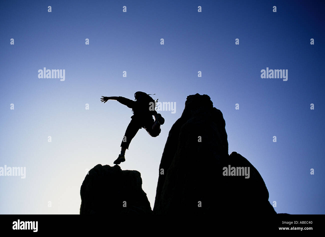 Leap Over Rocks Boulders rocks hi-res stock photography and images - Alamy