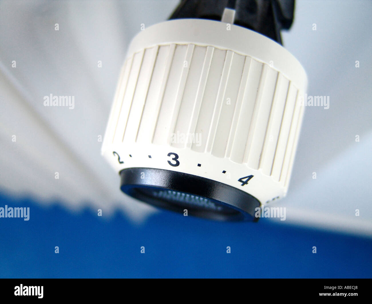 Thermostat of a heating element Stock Photo Alamy