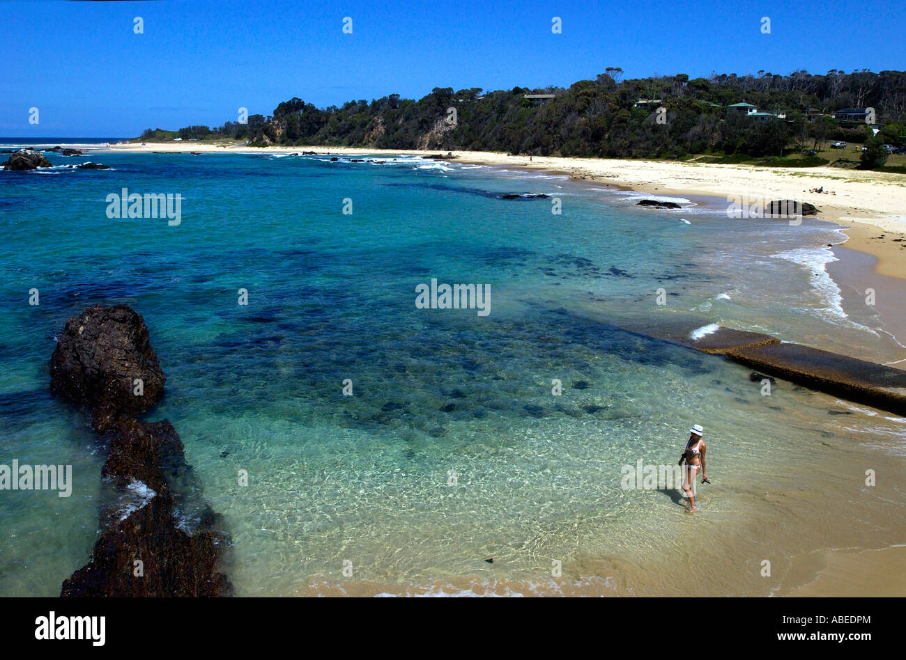 Mystery Bay beach New South Wales Australia Stock Photo Alamy