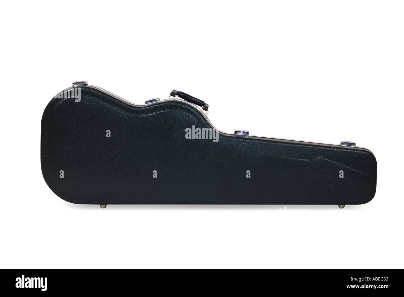 GUITAR CASE ON WHITE BACKGROUND Stock Photo - Alamy