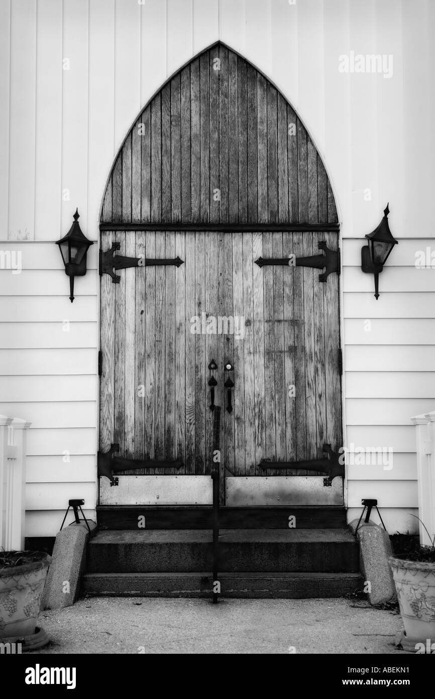 church doors Stock Photo