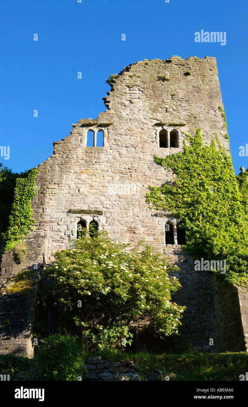 The Jacobean Hay Castle has a secondhand bookshop at Hay on Wye Powys ...