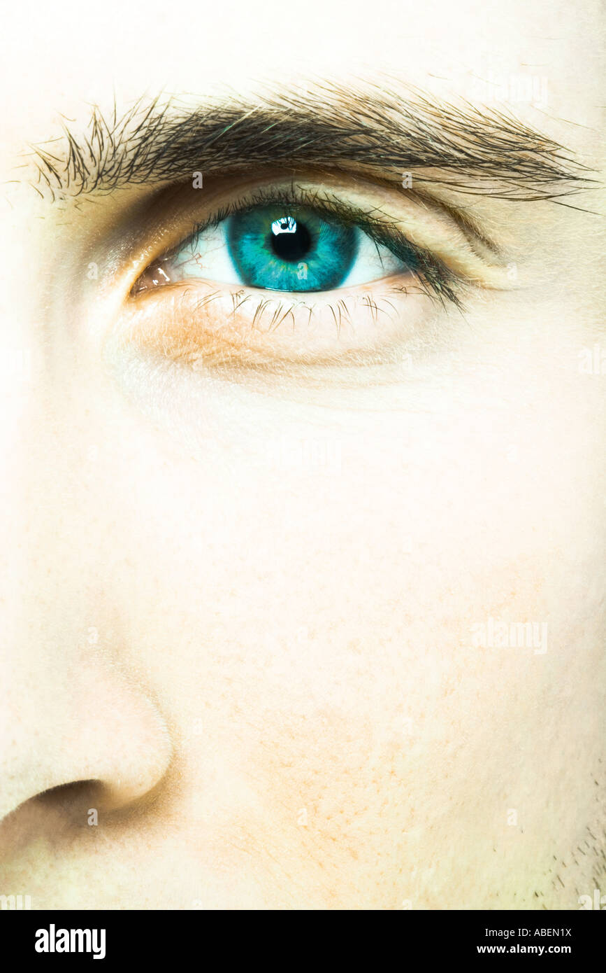 Mans focused face hi-res stock photography and images - Alamy