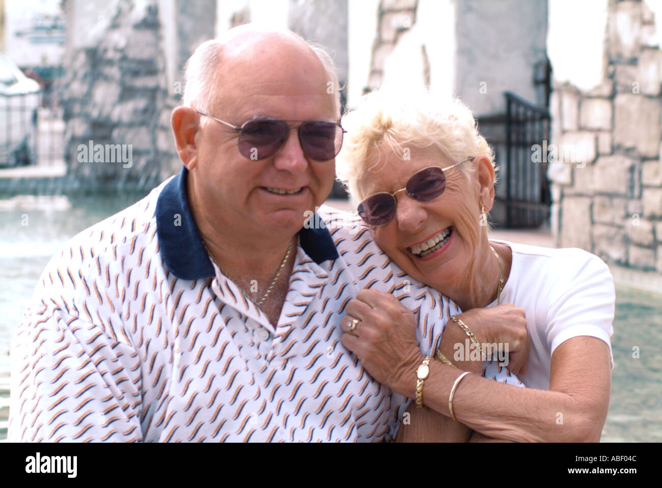 Senior couple portrait Stock Photo