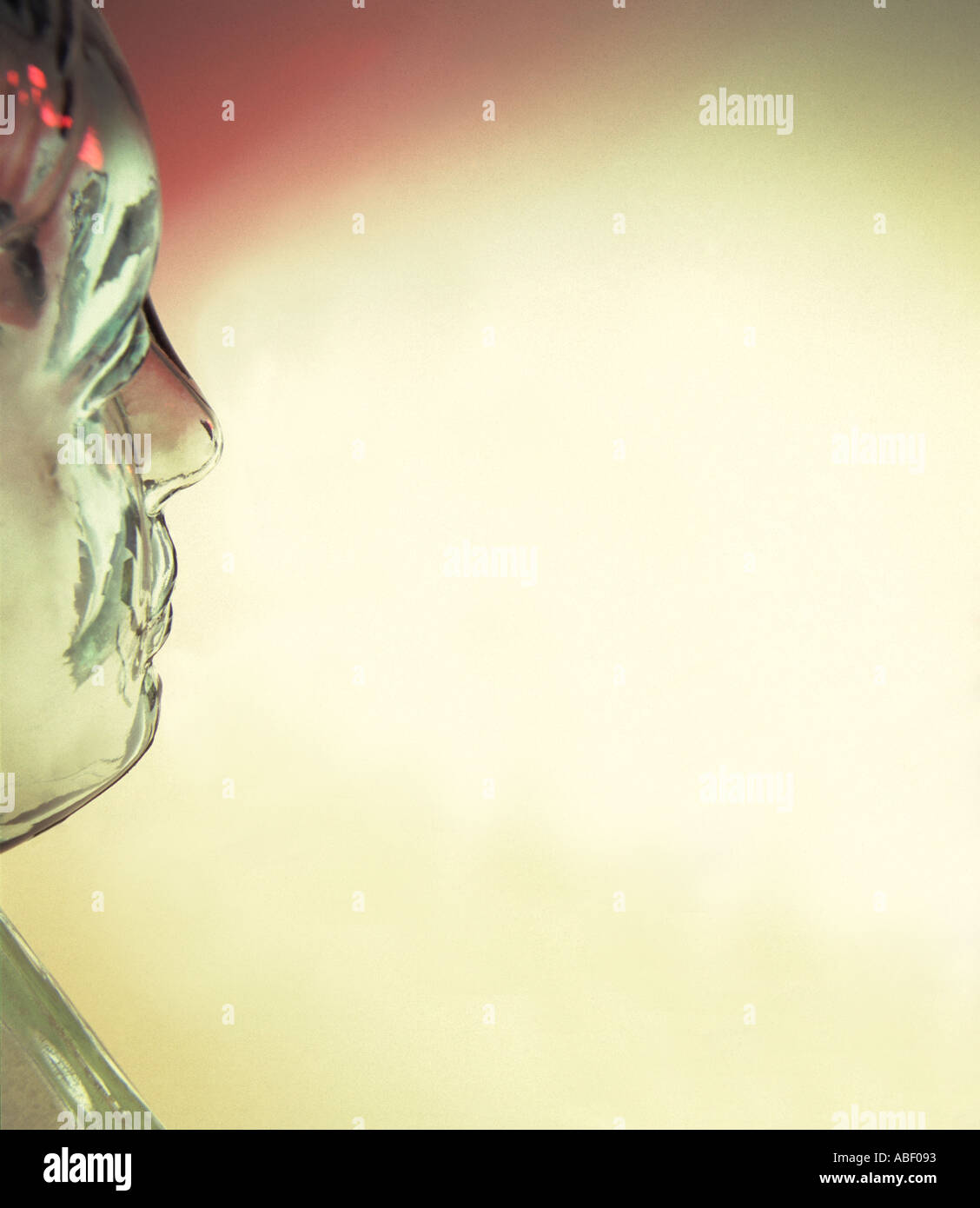 GLASS HEAD Stock Photo