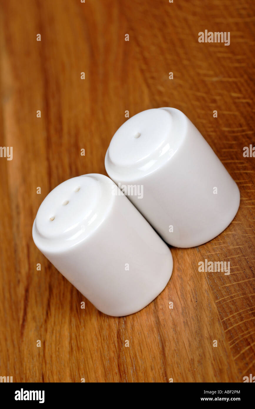 salt and pepper pots Stock Photo Alamy