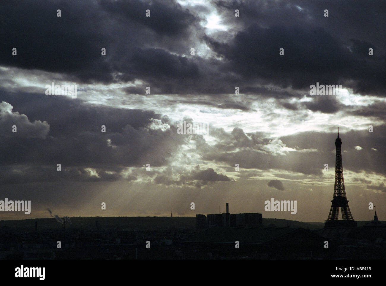 Storm over Paris, France Stock Photo Alamy Storm over Paris, France Stock Photo Alamy