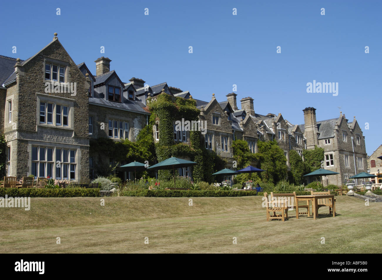 English Country Hotel Stock Photo