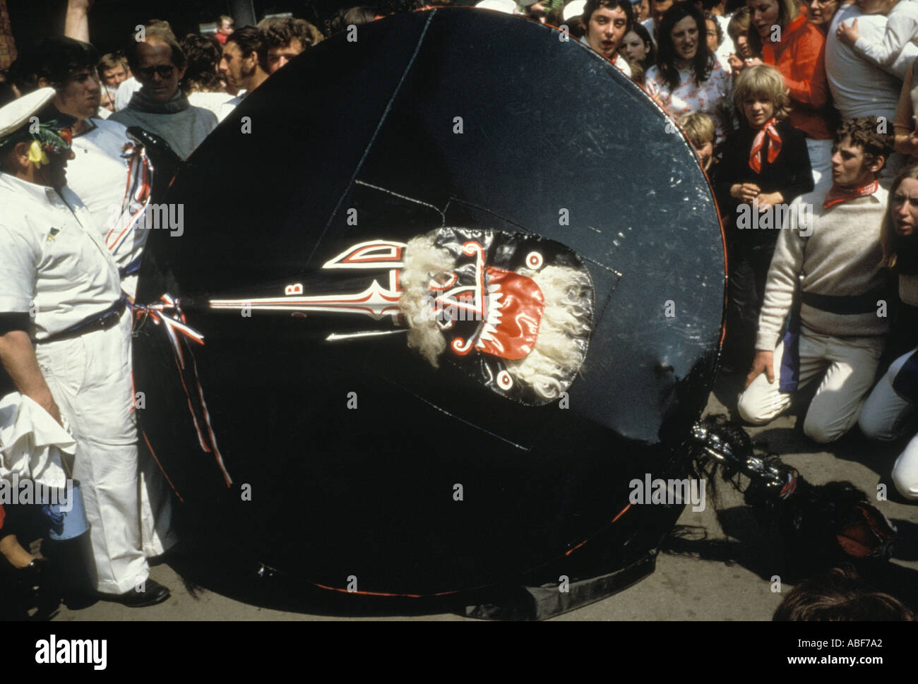 Padstow "Hobby Horse" Cornwall England Stock Photo Alamy