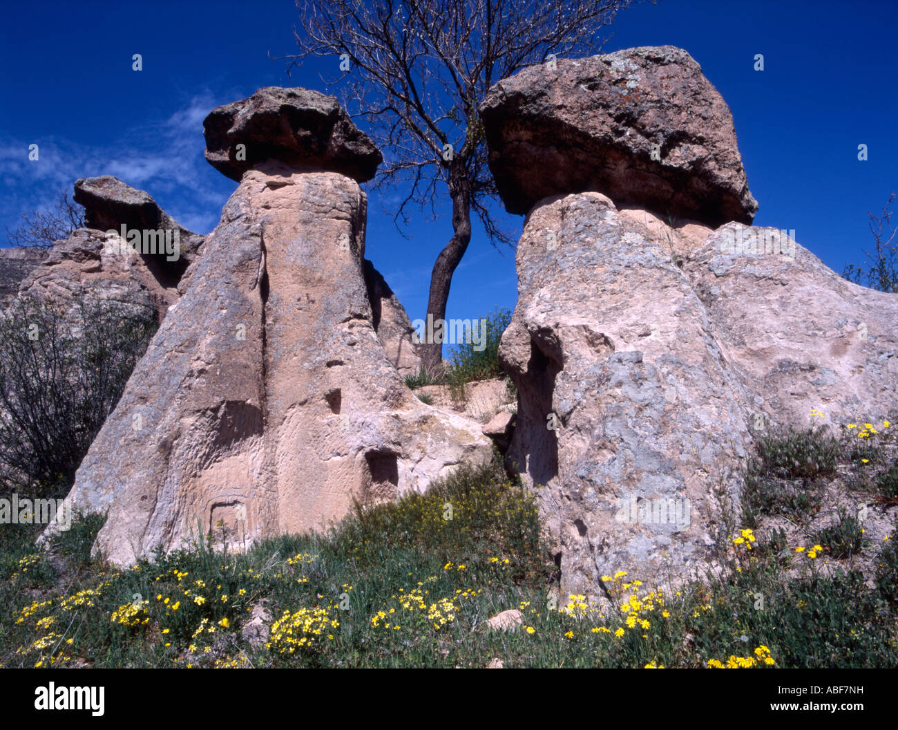 Three fairy chimneys hi-res stock photography and images - Alamy