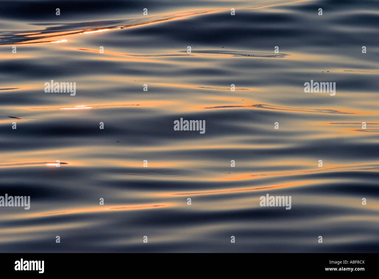 Water ripples in the harbor at Newport, Rhode Island. Stock Photo