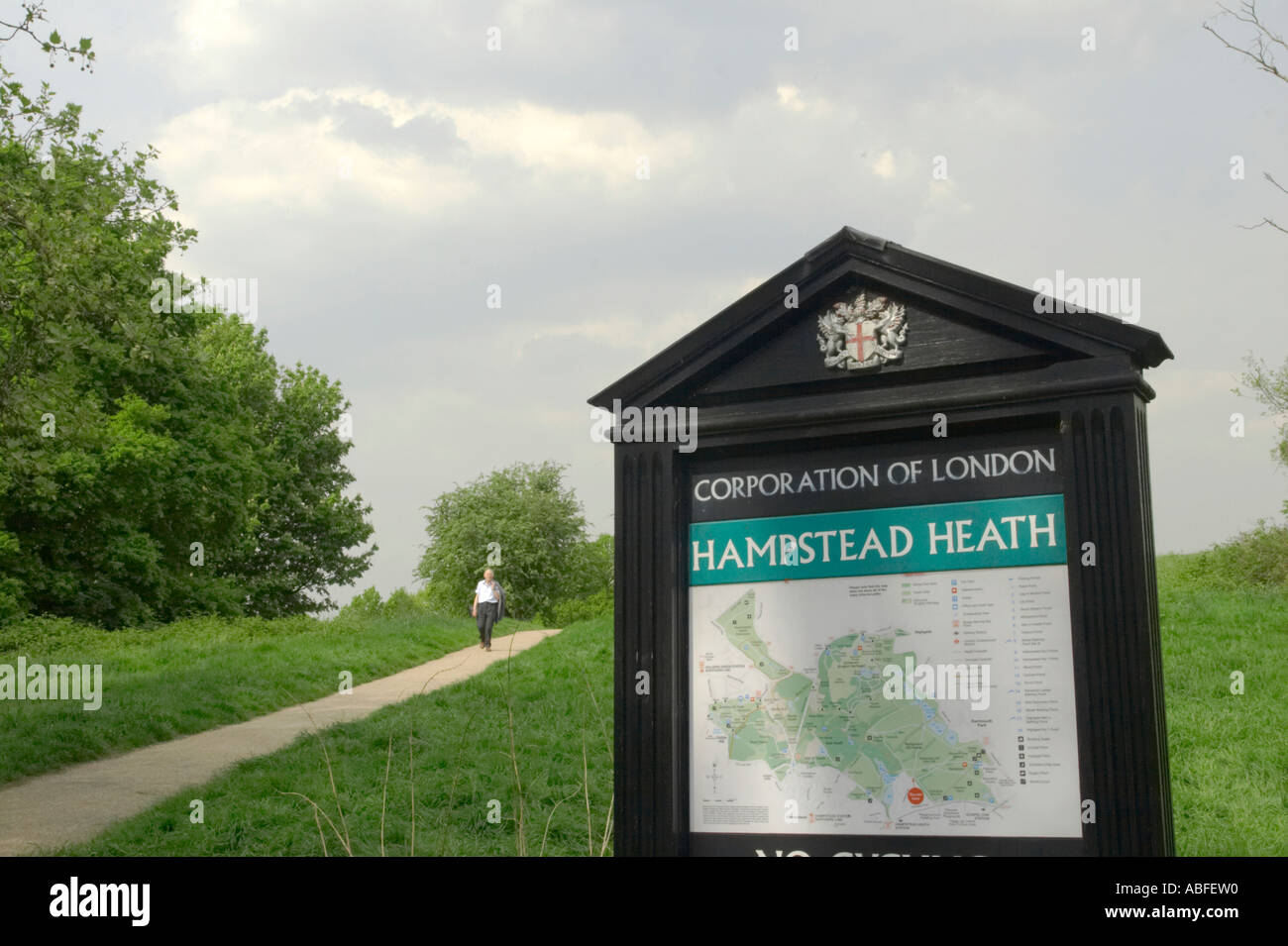 Hampstead Heath in London England Stock Photo Alamy