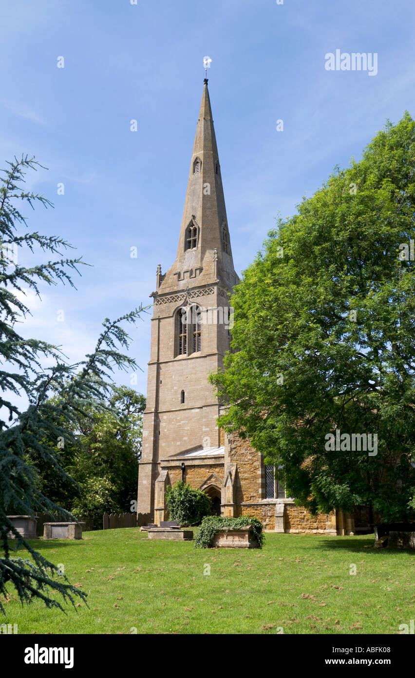 St Giles Anglican and Methodist Parish church spire Desborough