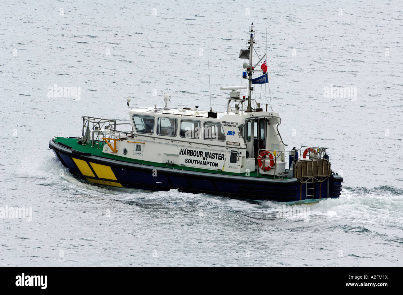 associated british ports harbour masters launch southampton docks Stock