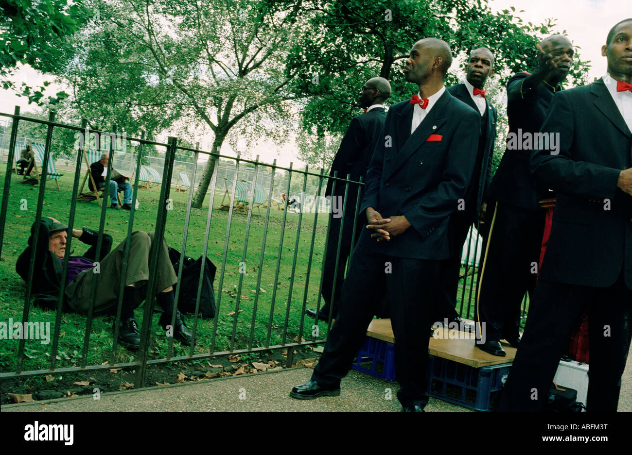 The Nation of Islam at Speakers' Corner, Hyde Park, London Stock Photo