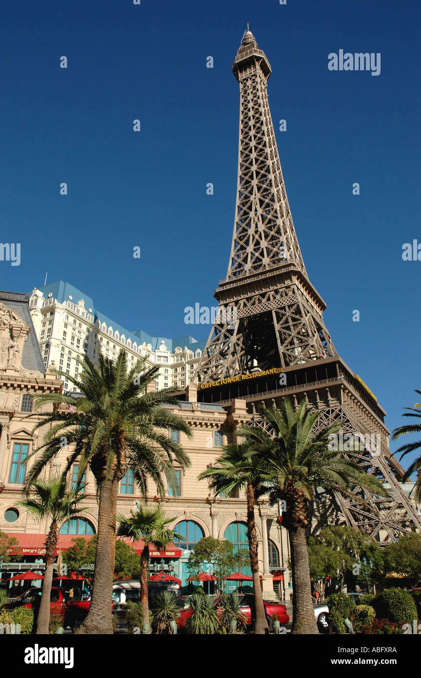 Paris Hotel with mini Eiffel Tower, The Strip (Las Vegas Boulevard), Las  Vegas, Nevada, USA, North America Stock Photo - Alamy