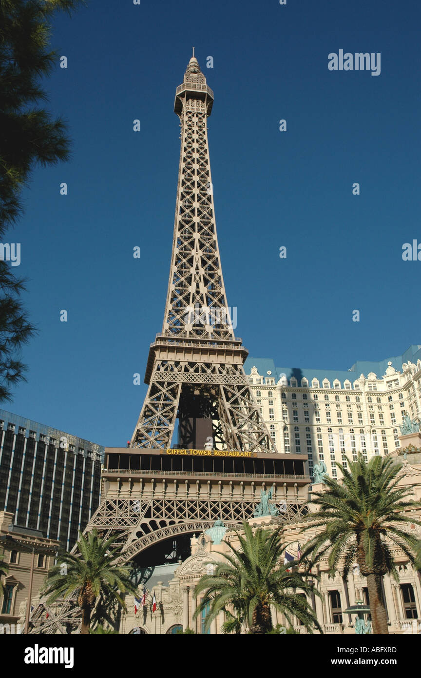 Nevada Las Vegas Paris Hotel Casino Eiffel Tower Restuarant Stock Photo -  Alamy