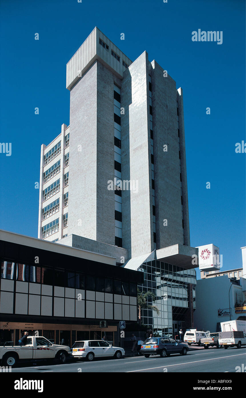 Bank of Windhoek an tall high rise building on Independence Avenue Windhoek Namibia south west Africa Stock Photo