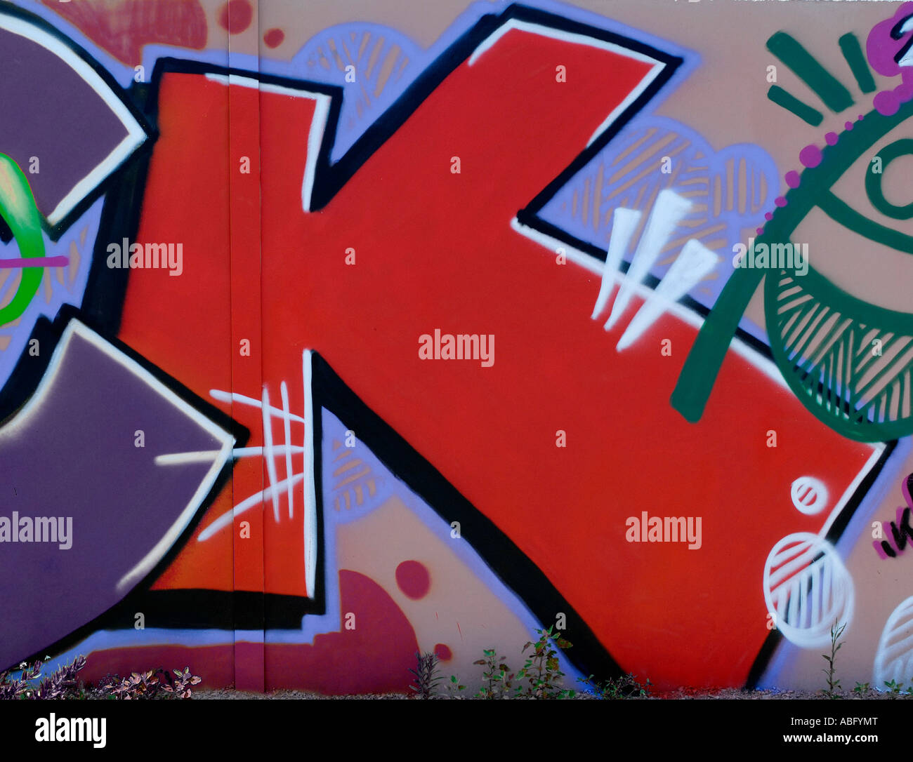 GRAFFITI ALPHABET LETTER K Stock Photo - Alamy