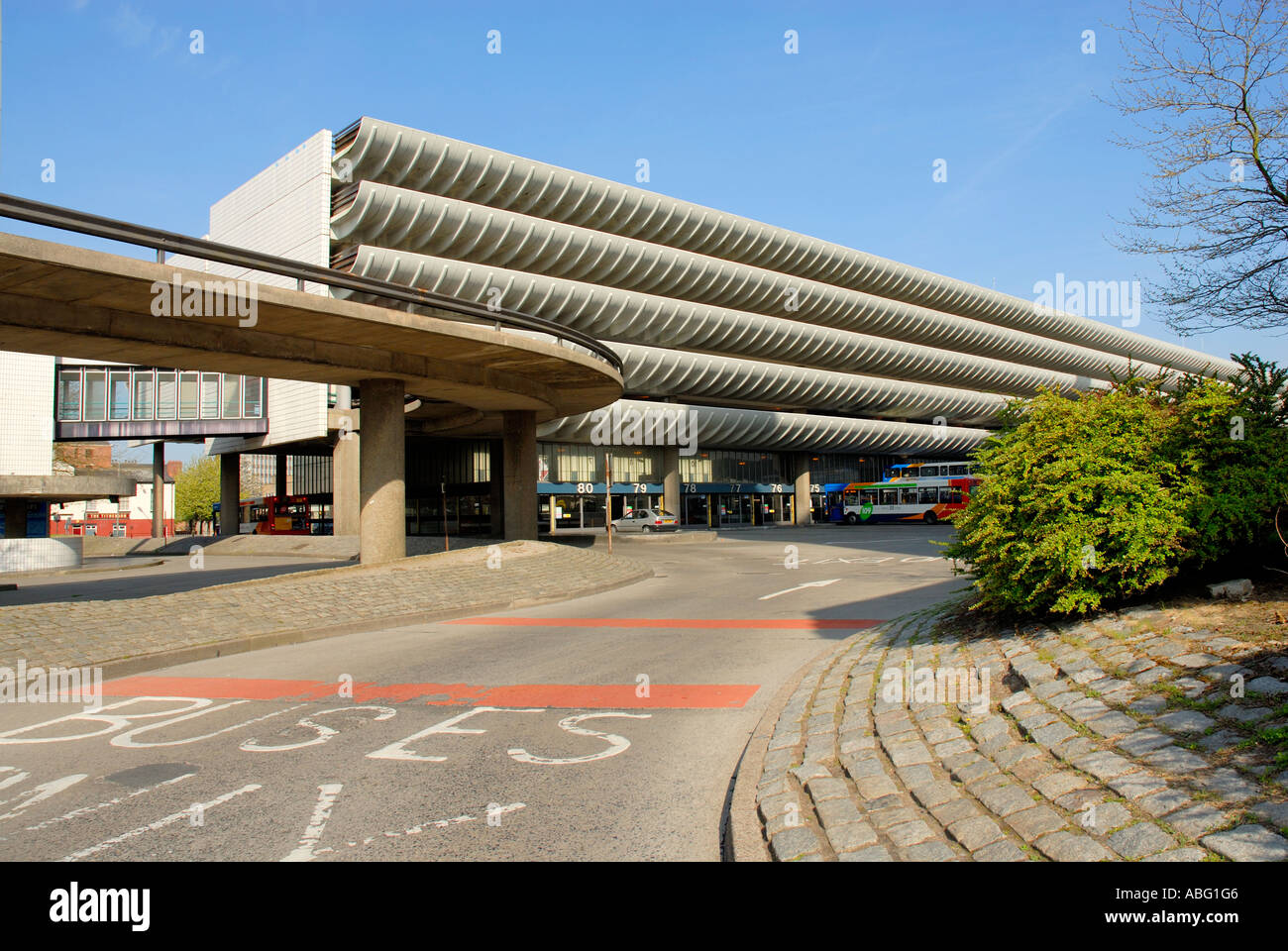 Preston Bus Station Stock Photo Alamy