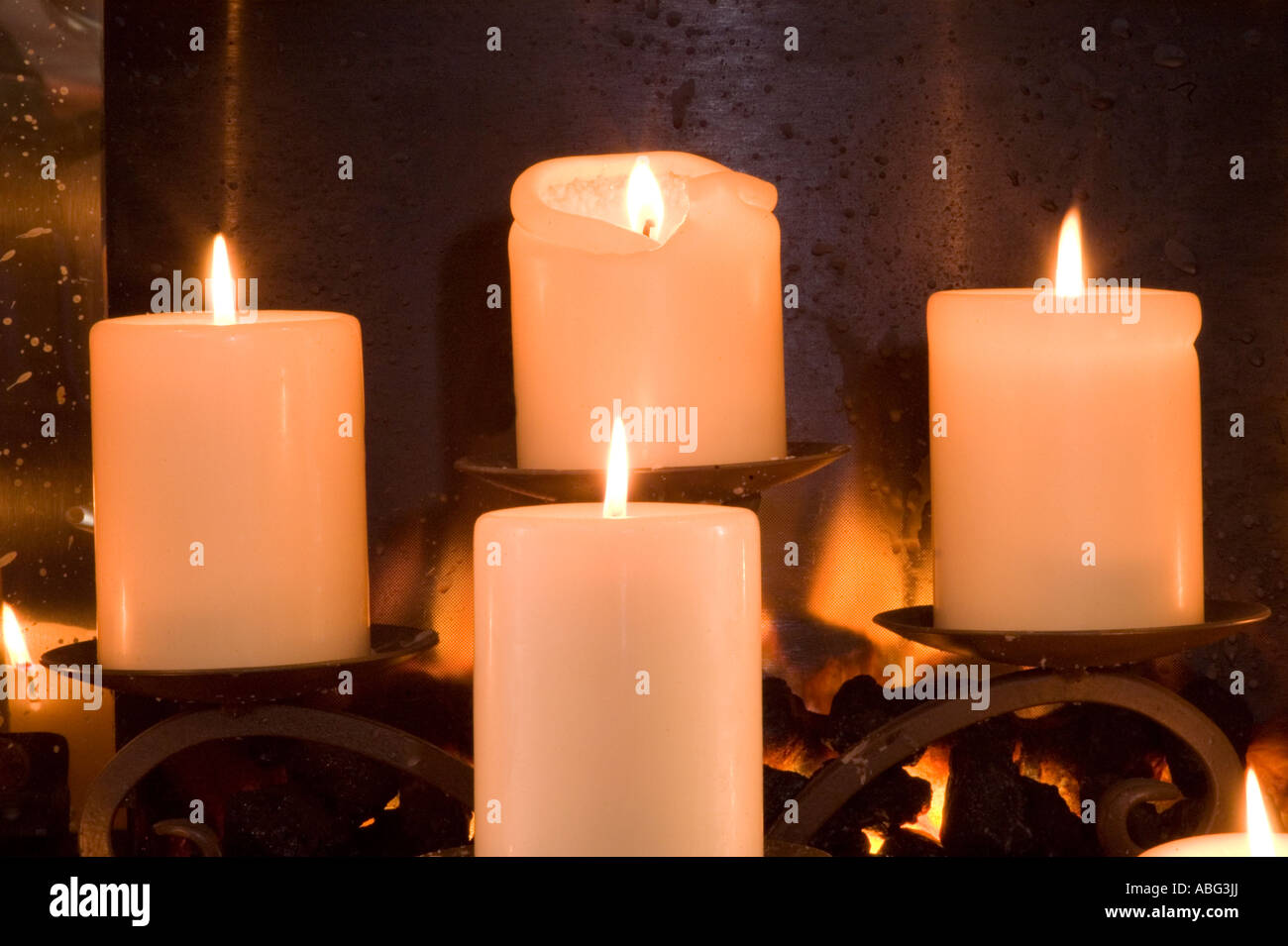 images of candles in churches in which a prayer is made and a candle