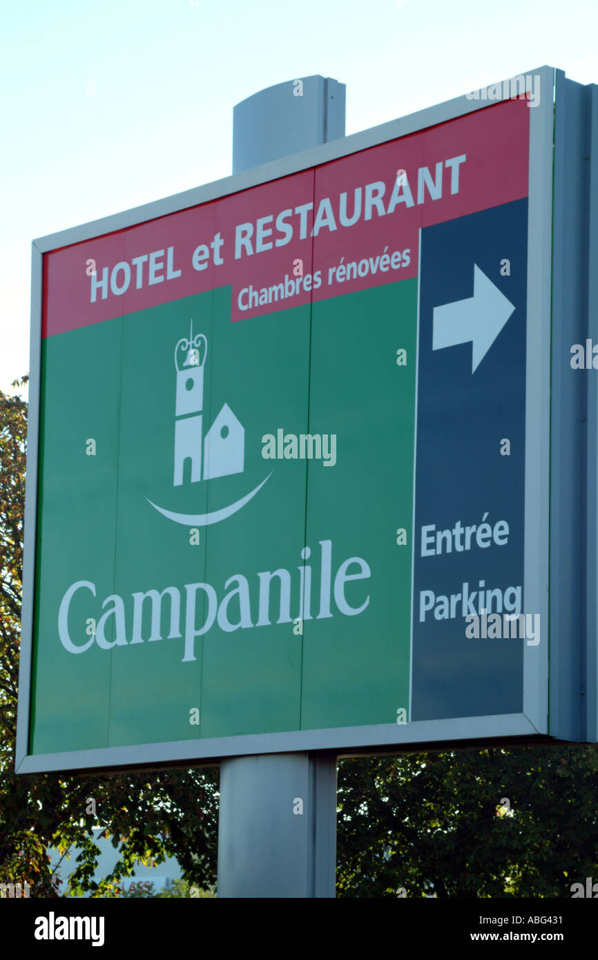 Campanile hotel group logo France Stock Photo