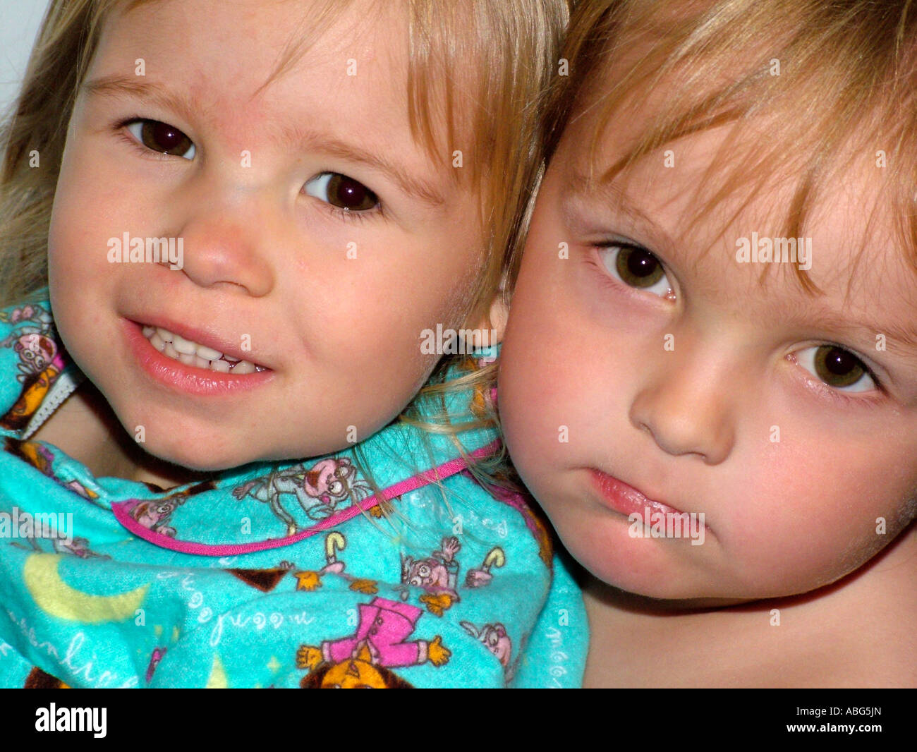 Young children - brother and sister Stock Photo - Alamy