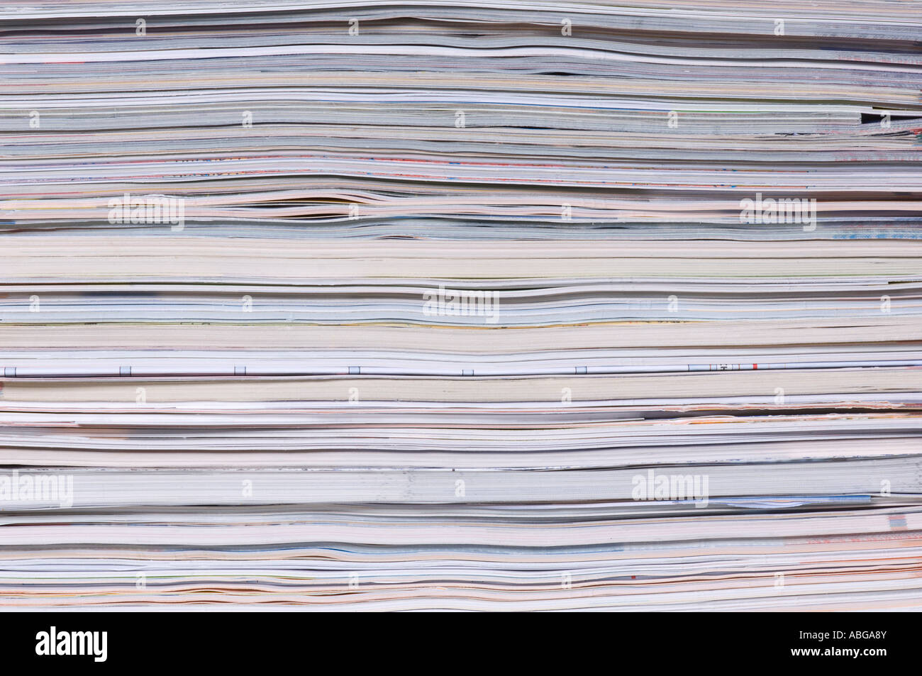 Magazines, paper Stock Photo