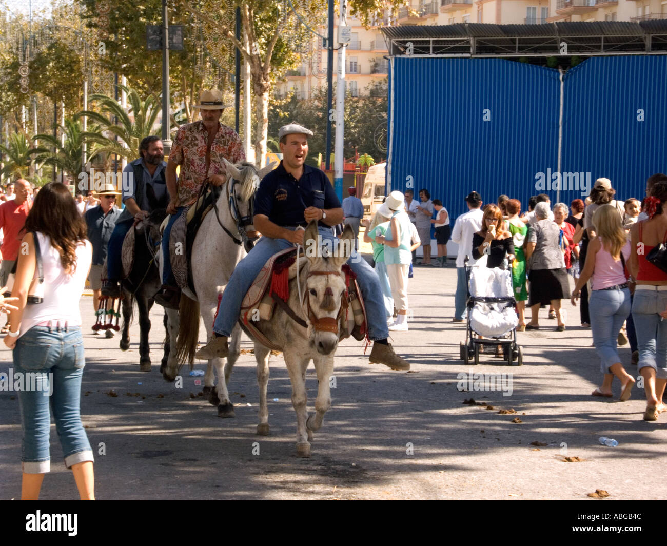 Spanish man and donkey hires stock photography and images Alamy